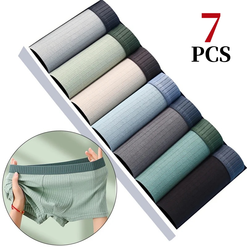 Multi Pack Underwear - 7 sztuk/partia męska bawełniana bielizna bokserki