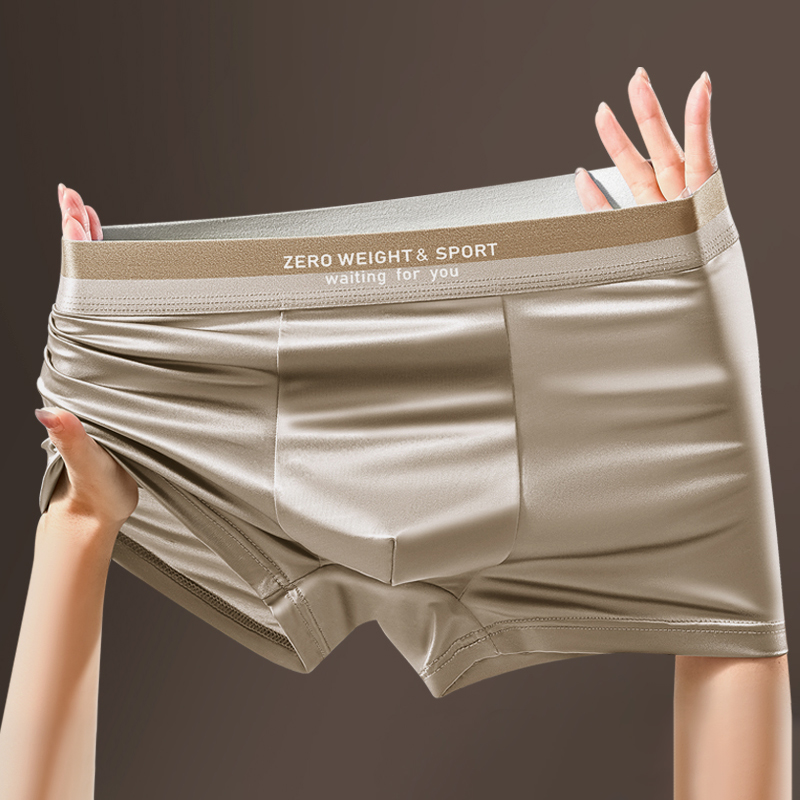 Boxer Shorts Modal - 4 szt./zestaw Męskie bokserki z jedwabiu