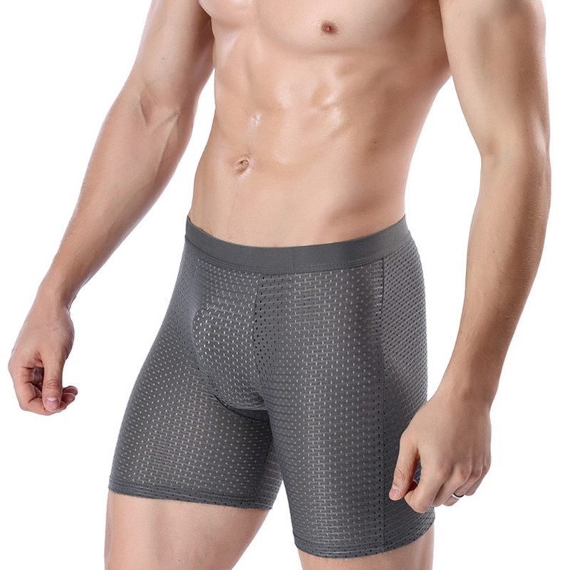 Multi Pack Underwear - 4 szt. Męskie spodenki lodowy jedwab