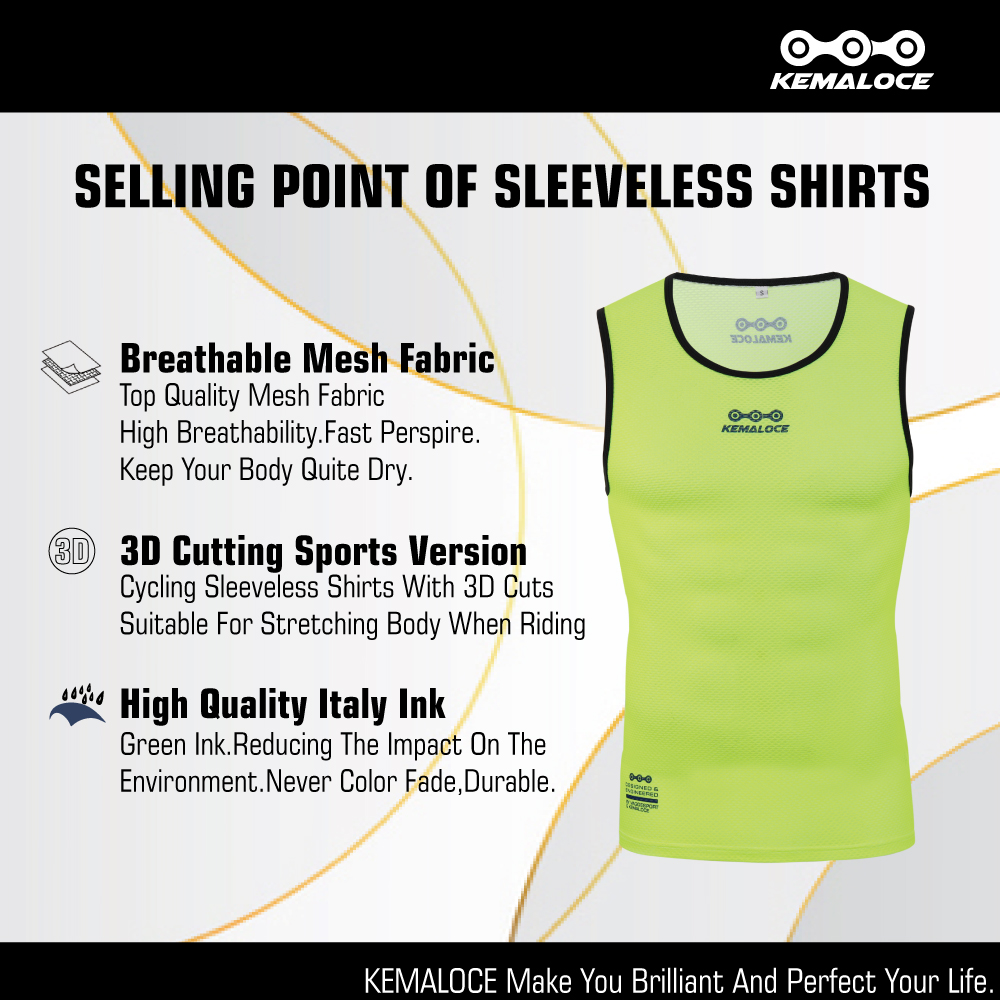 KEMALOCE kolarstwo warstwa pod – Sleeveless Undershirt recenzja i cena