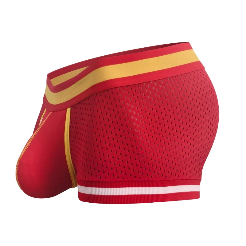 Męskie bokserki z siateczki, w – Mesh Sport Boxer recenzja i cena