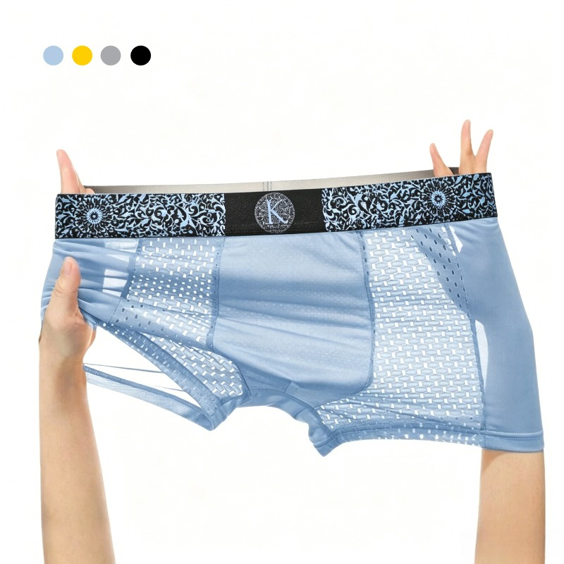 Męskie bokserki z siateczki z  – Mesh Sport Boxer recenzja i cena