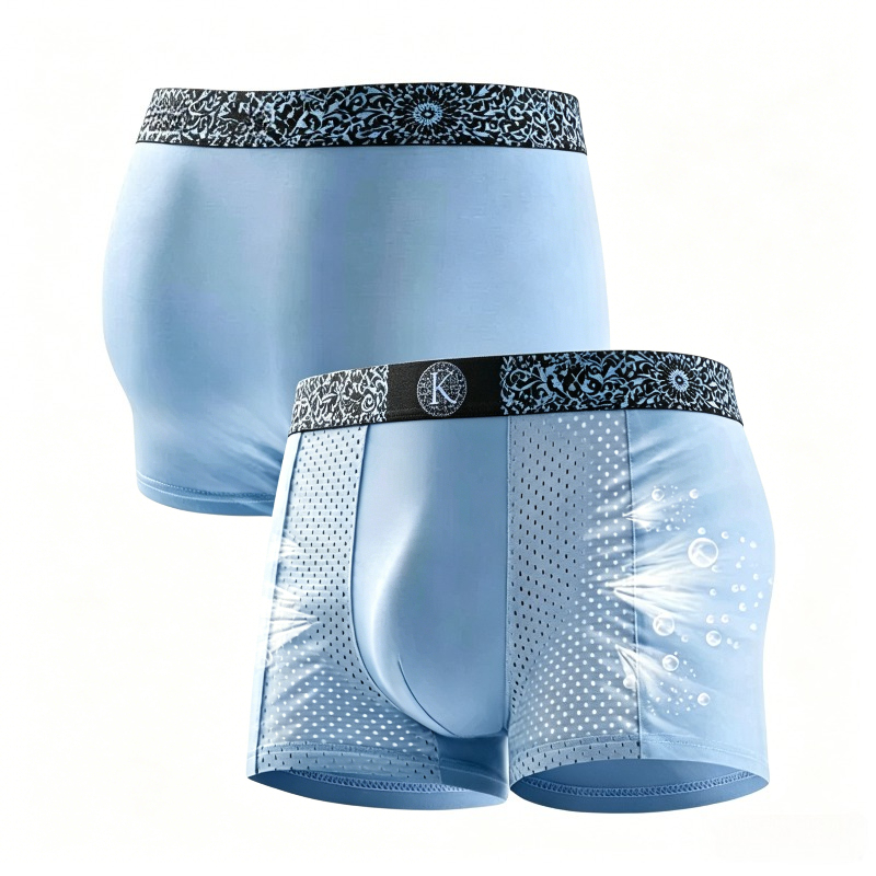 Męskie bokserki z siateczki z  – Mesh Sport Boxer recenzja i cena