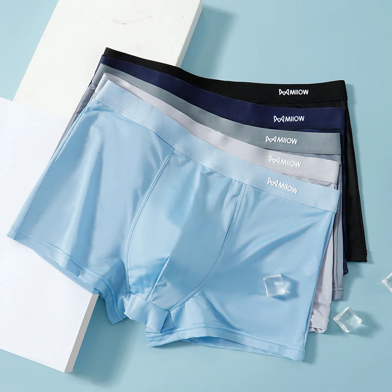 MiiOW 3 szt. Letnie cienkie lo – Boxer Shorts Modal recenzja i cena
