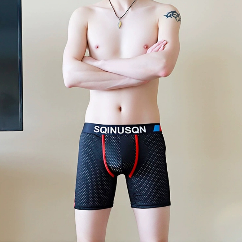 Męskie bokserki z siateczki z  – Mesh Sport Boxer recenzja i cena