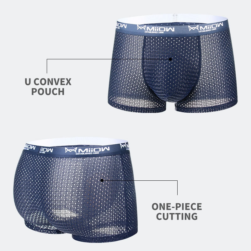 MiiOW 4 szt. Lodowy jedwab bie – Boxer Shorts Modal recenzja i cena