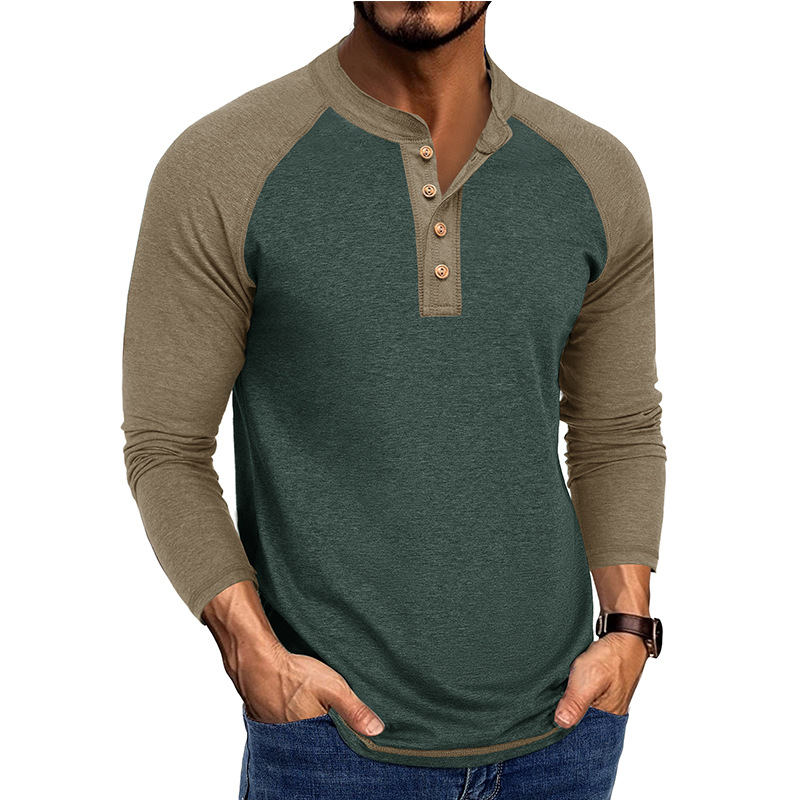 Męska nowa koszulka Henley z d – Base Layer Top recenzja i cena